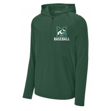 Montville Mustangs Baseball Embroidered Sport-Tek® Repeat 1/2-Zip Long Sleeve Hooded Jacket